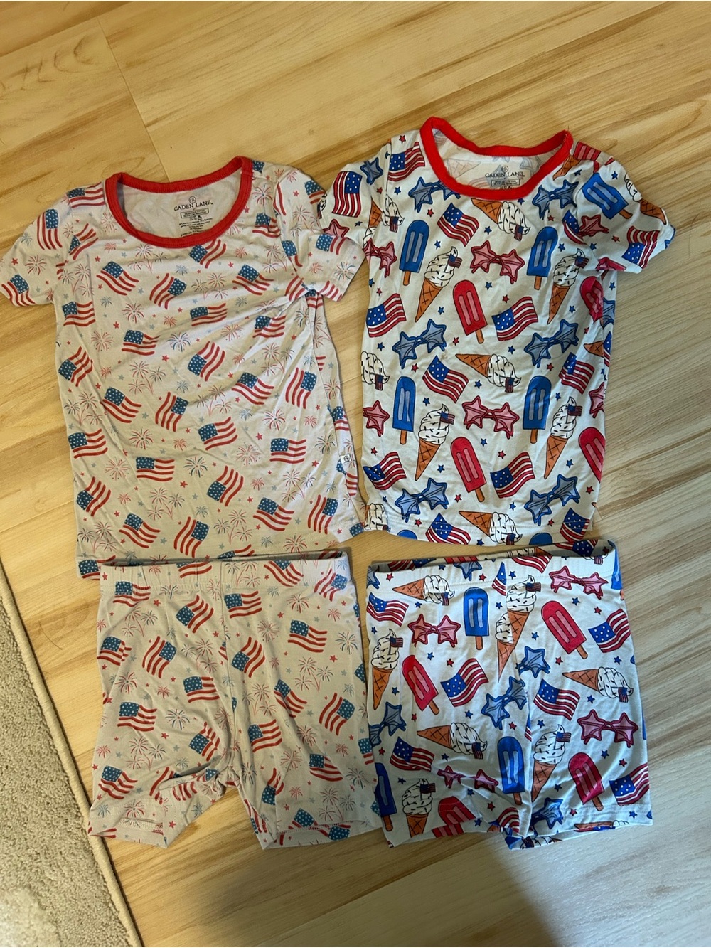 🇺🇸❤️💙 set of 2 patriotic Caden lane pajamas